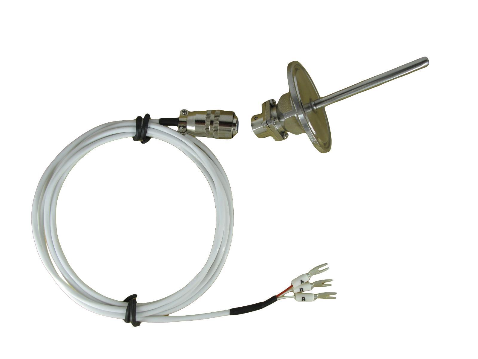 RTD PT100 Tri-Clamp Waterproof Temp Sensors w Telfon Cable &Detachable Connector