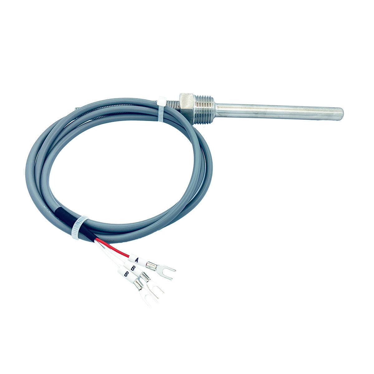 RTD PT100 Temperature Sensors Stainless Steel Waterproof Probe &1/2” NPT Threads