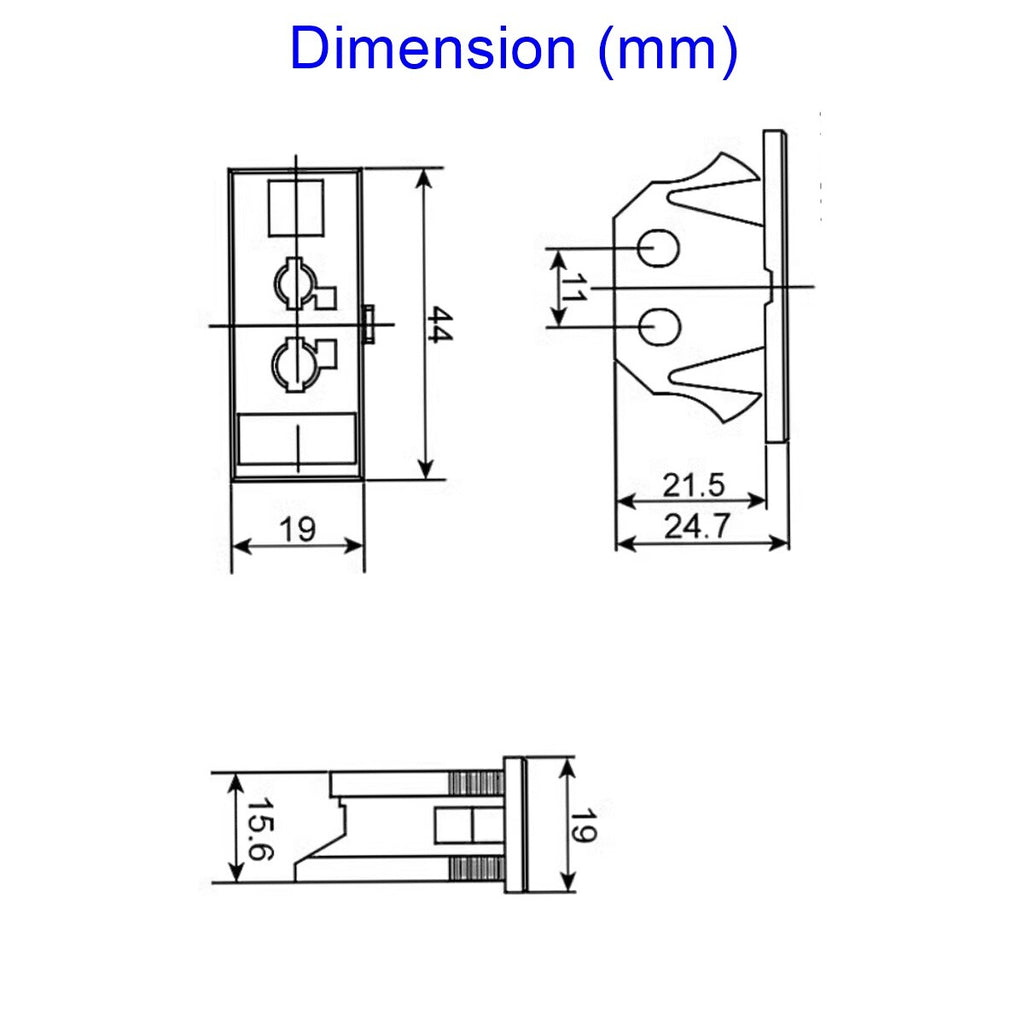 Thermocouple K Type Panel Mount Female Standard Connector Socket