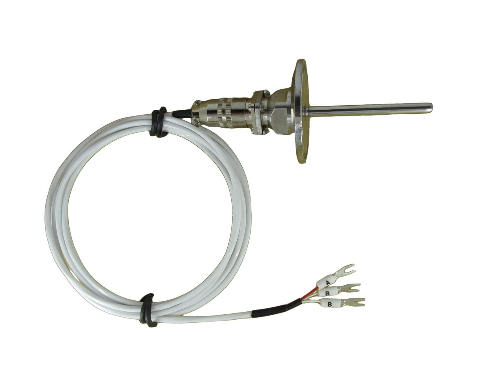 RTD PT100 Tri-Clamp Waterproof Temp Sensors w Telfon Cable &Detachable Connector