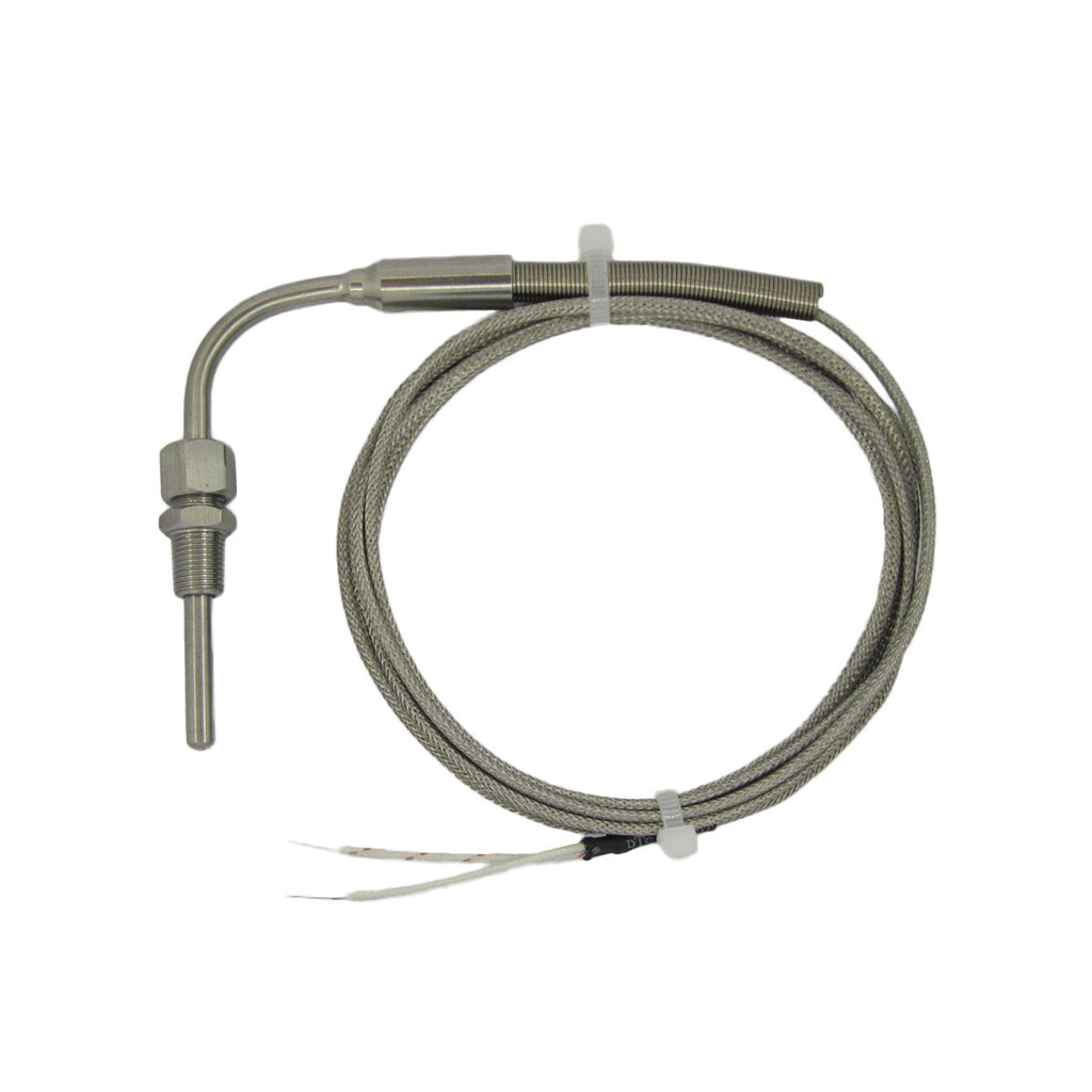 EGT Temperature Sensors J type 90° Bend Probe with 1/8" NPT Threads (3~17 ft)