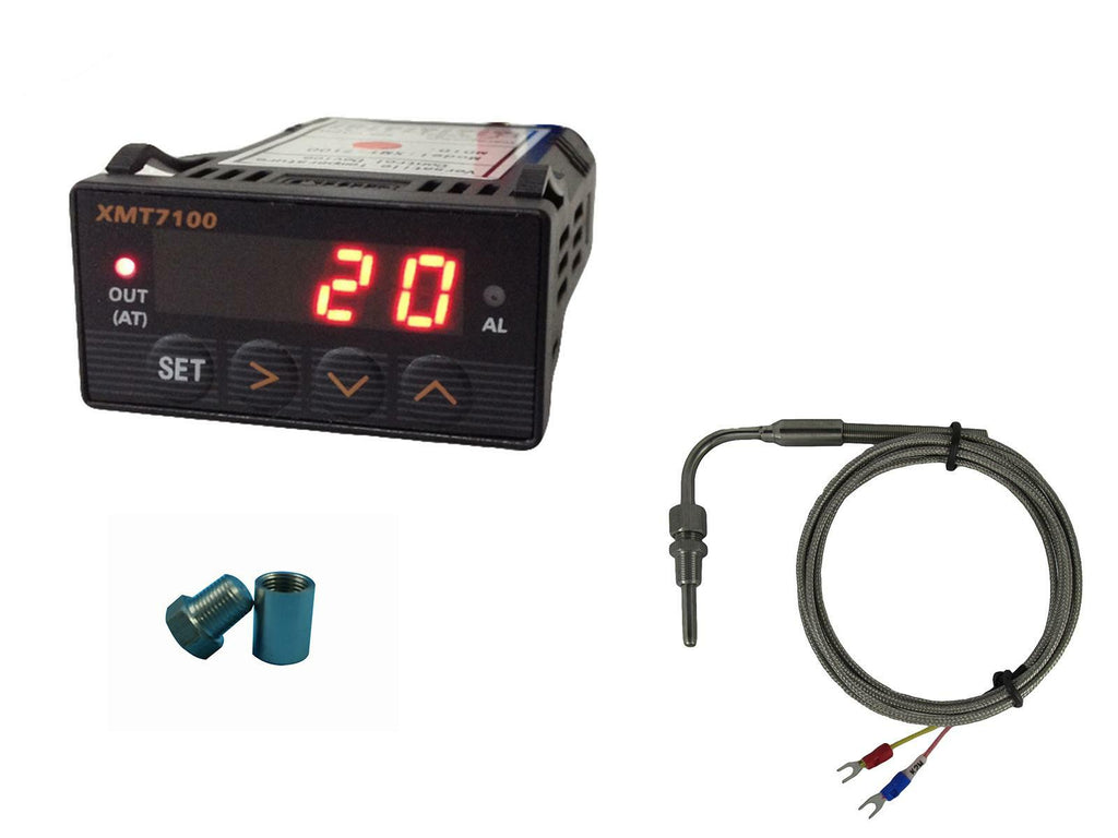Temperature Gauge with Alarm , EGT K Type Sensors & Weld Bund Combo Kit