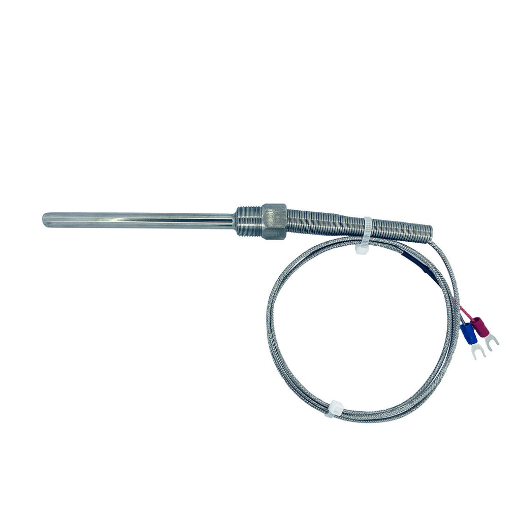 Temperature Sensors K Type Thermocouple SS Waterproof Probe 3/8” NPT Threads