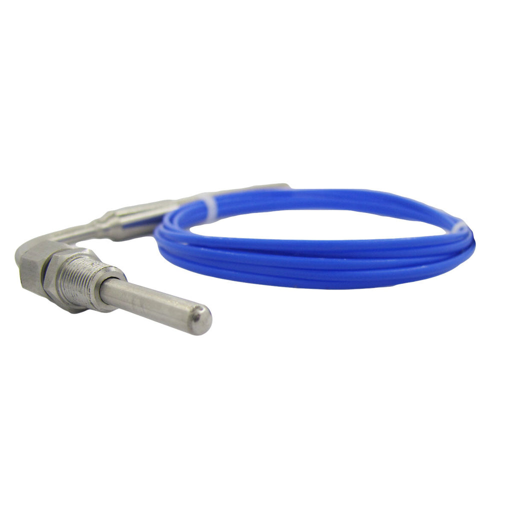 Car Exhaust Temperature Sensors K type Probe 90° Bend with Telfon Cable