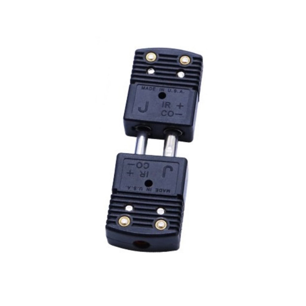 Set of 2 pc Type J Standard Male & Female Round Pin Thermocouple Connector