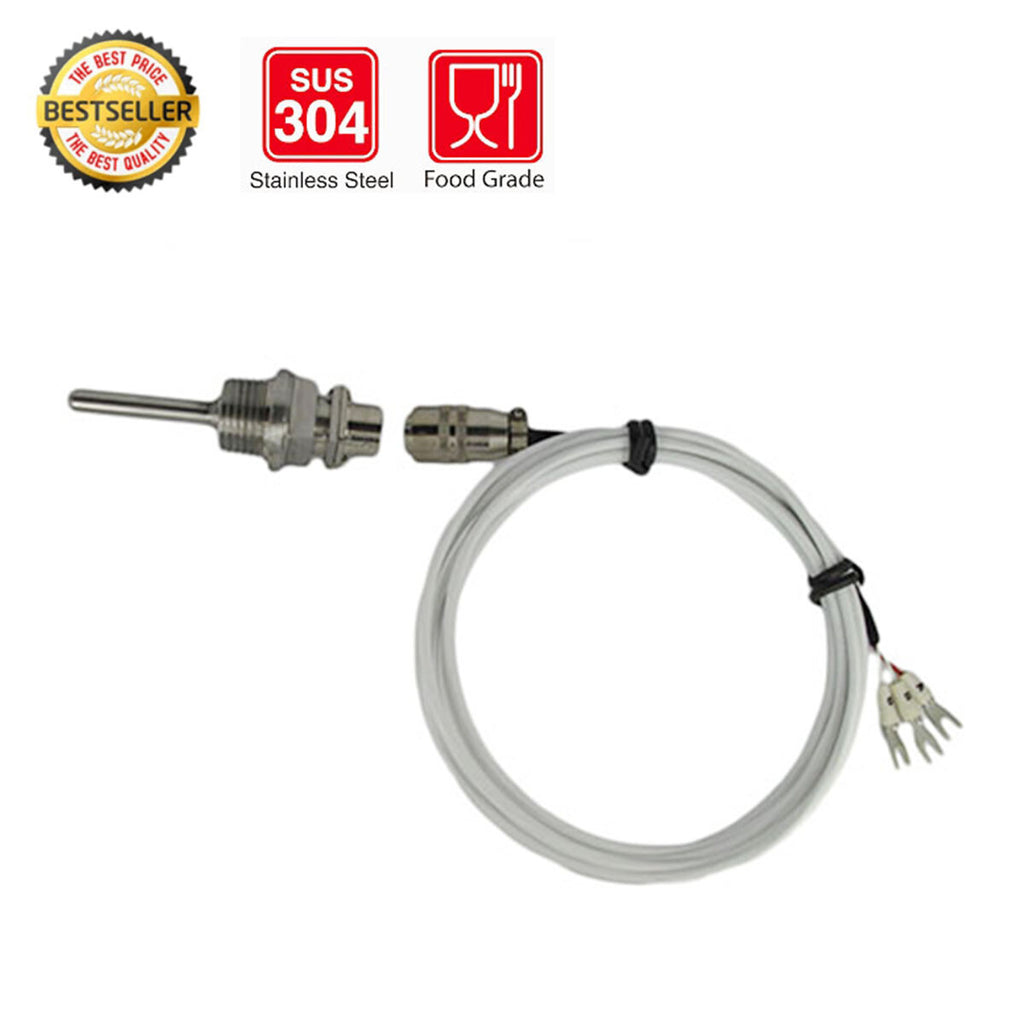 Detachable RTD PT100 Temperature Sensors 1/2” NPT with Telfon Cable