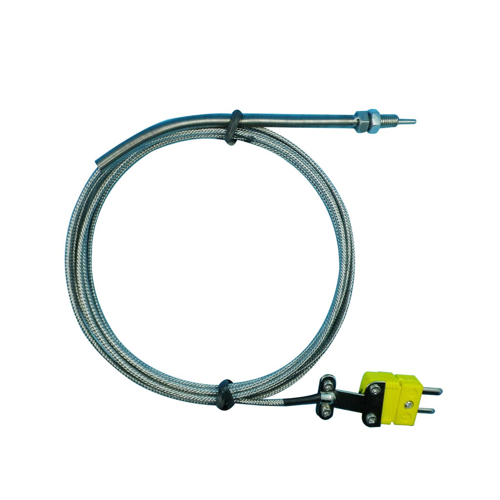 Temperature Sensors K Type Probe EGT with M5 Threads, 2m Lead Wire & Connectors