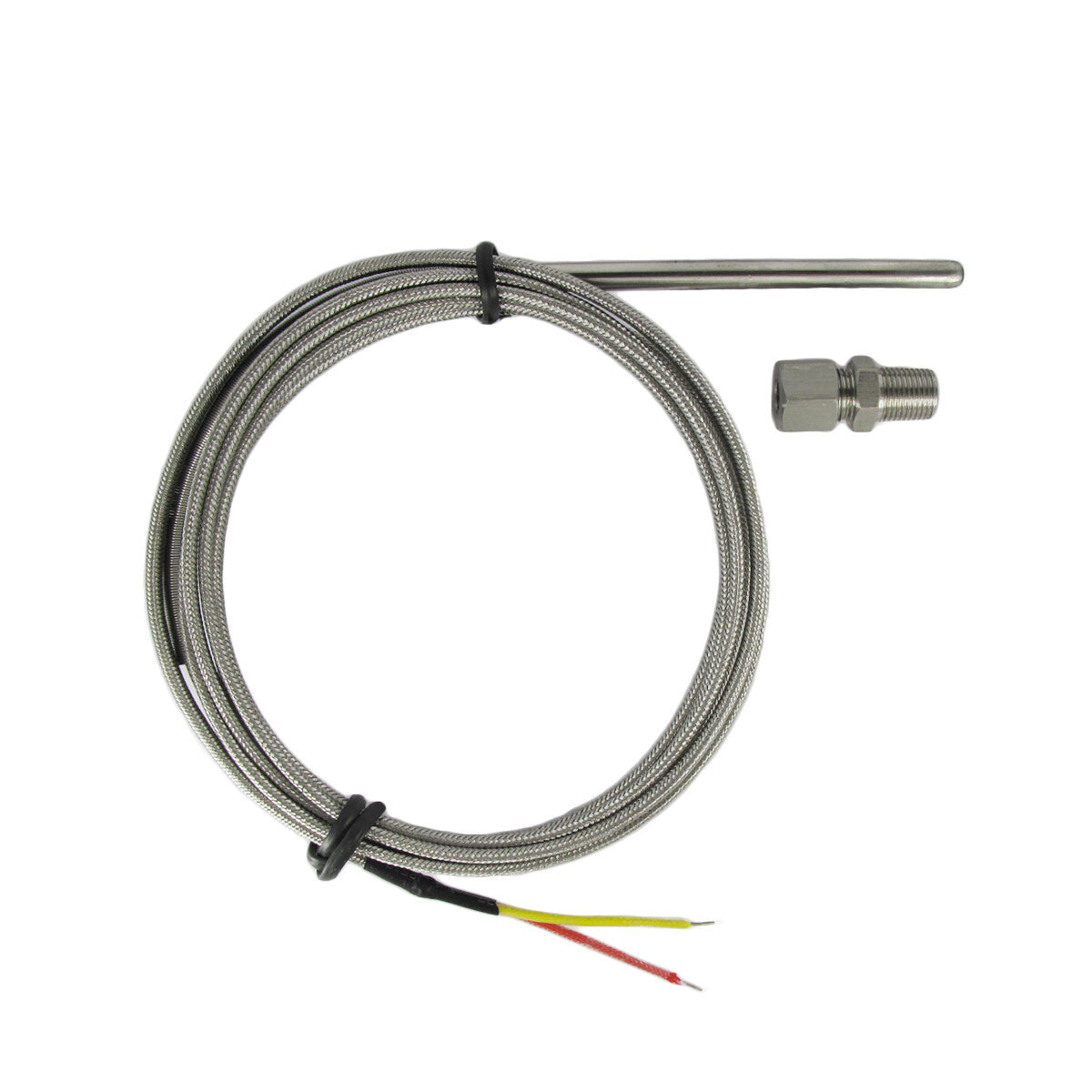 EGT Temperature Sensor K Type for Car Exhaust Gas 1/8” NPT Compression Fittings