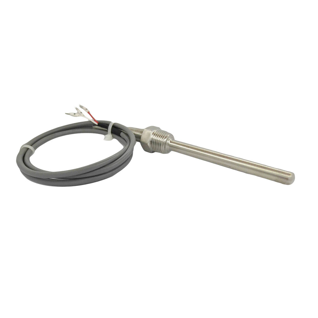 RTD PT100 Temperature Sensors Stainless Steel Waterproof Probe &1/2” NPT Threads
