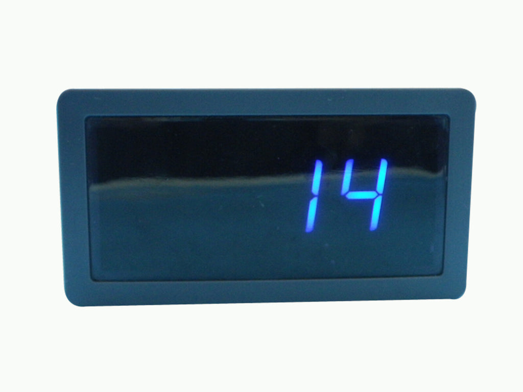 Exhaust Temperature Blue LED Gauge Combo Kit with 90° Bend EGT Sensor in ℃ or ℉