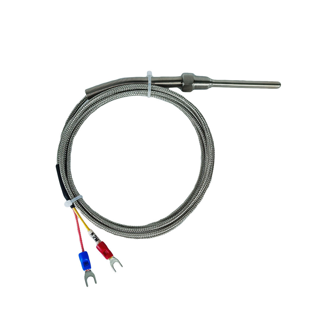 Waterproof Temperature Sensors K Type Thermocouple SS Probe 1/8” NPT Threads