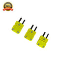 Set of 3 pc Standard K type Thermocouple Male Mini Connector
