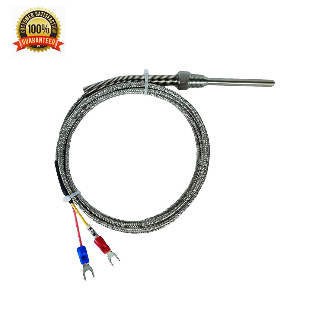Waterproof Temperature Sensors K Type Thermocouple SS Probe 1/8” NPT Threads