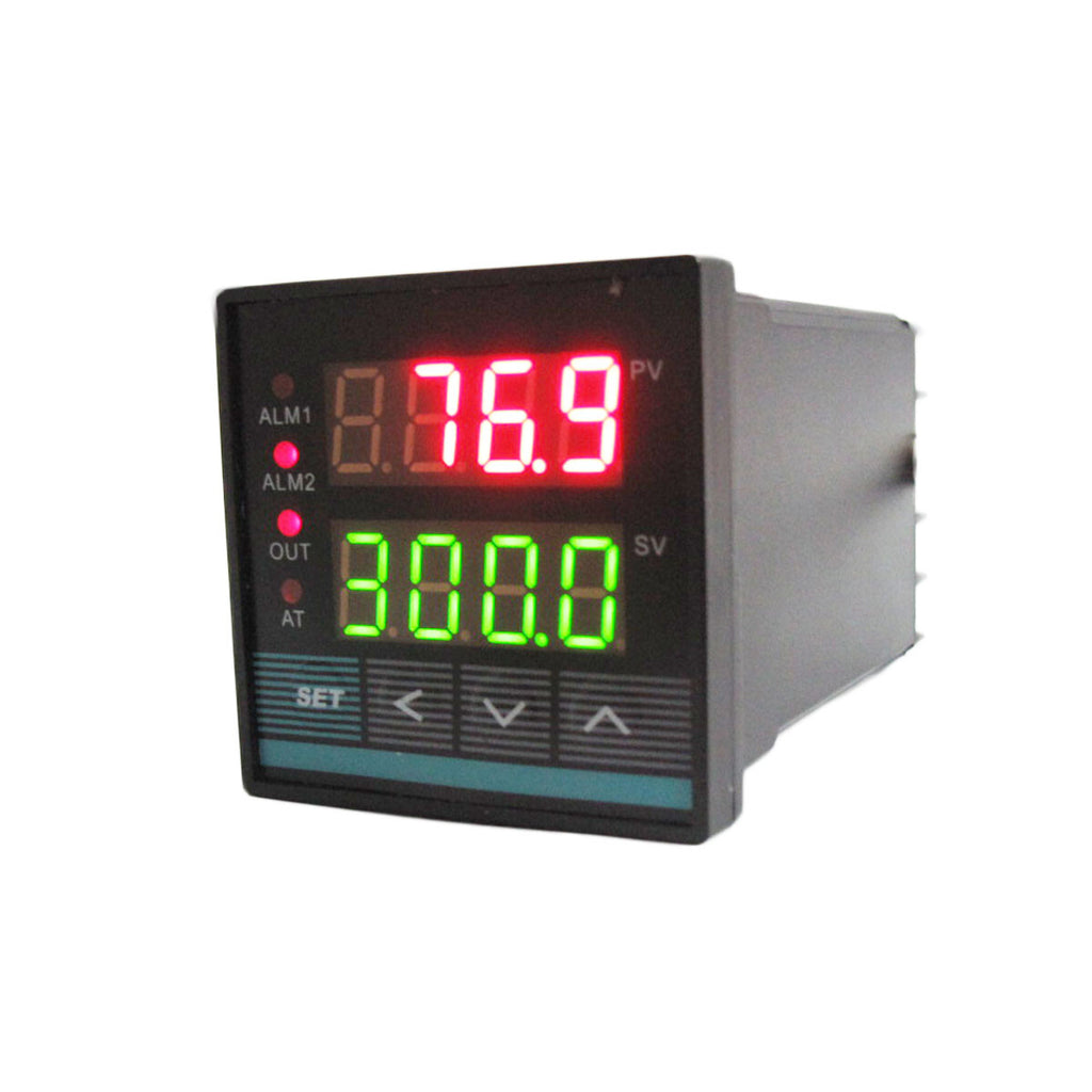 Digital PID Temperature Controller w SSR HighTemp Sensors in ℃ / ℉ (2 Alarm)