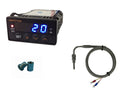 Blue EGT Exhaust Gauge with Alarm EGT Sensors & Weld Bund Combo Kit