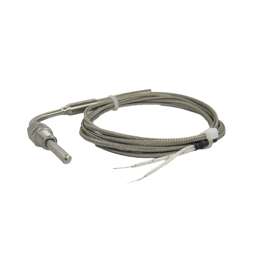 EGT Temperature Sensors J type 90° Bend Probe with 1/8" NPT Threads (3~17 ft)