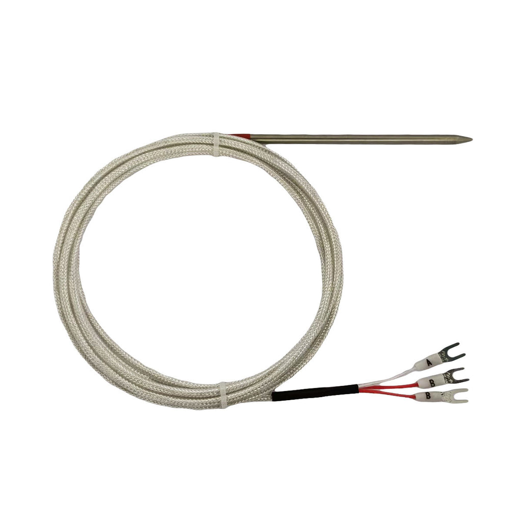 Sharp S.S. Meat Probe RTD PT100 Temperature Sensor with High Temperature Cable