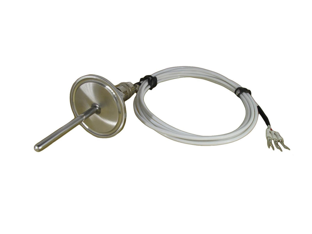 RTD PT100 Tri-Clamp Waterproof Temp Sensors w Telfon Cable &Detachable Connector