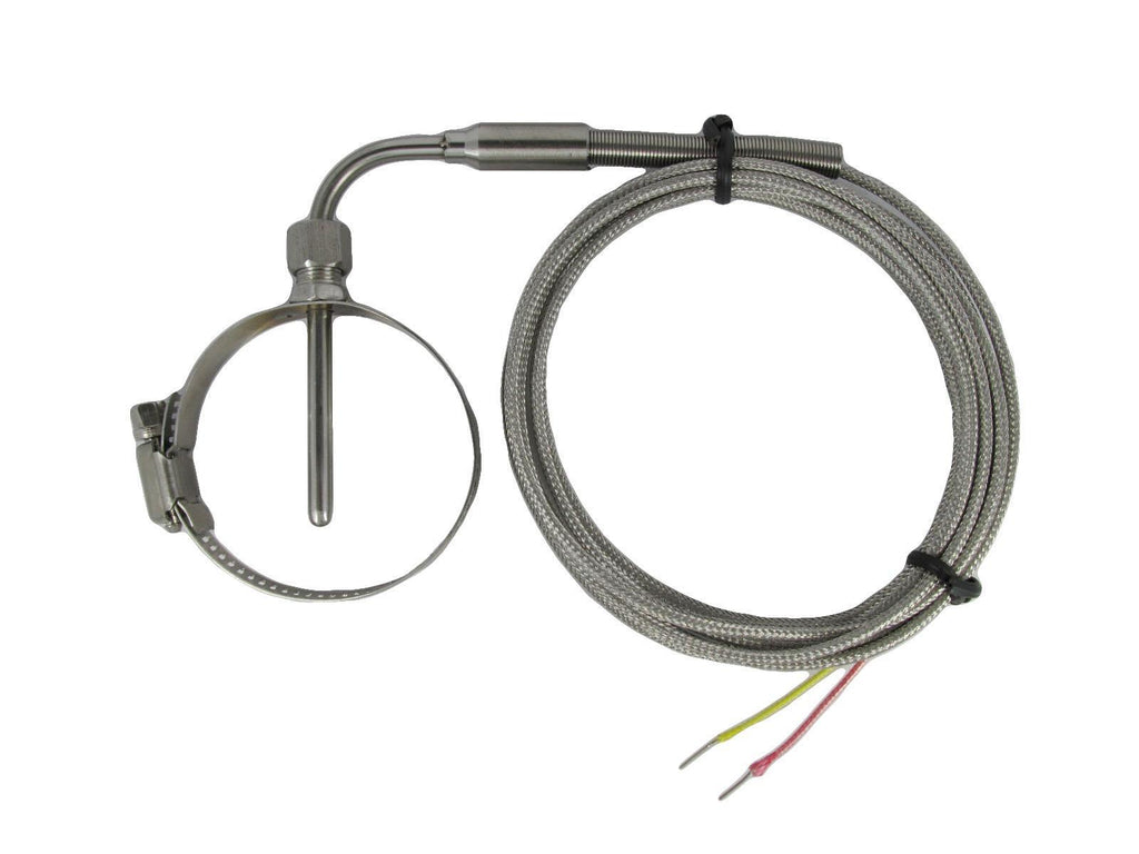 EGT Car Exhaust Temp Sensors K Type with 1"~2" Clamp & Adjustable Insert Length