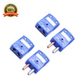 Set of 2 pc Type T Standard Male & Female Round Pin Thermocouple Connector