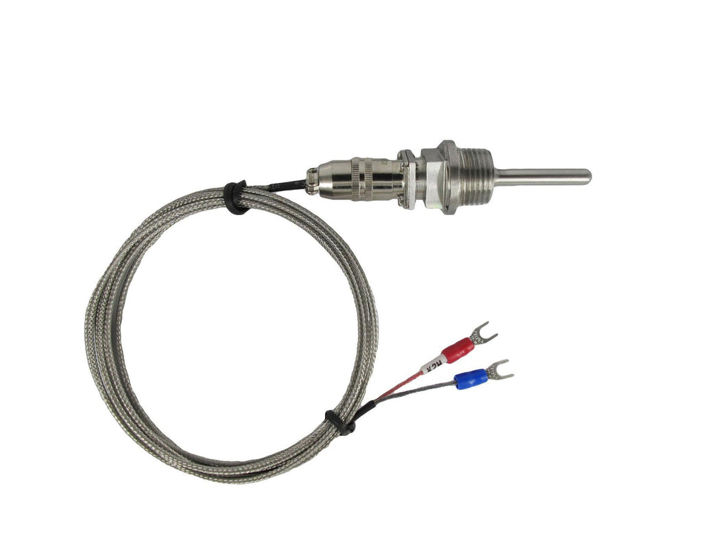 Detachable Temperature Sensors K Type Thermocouple with 1/2”NPT & Connector