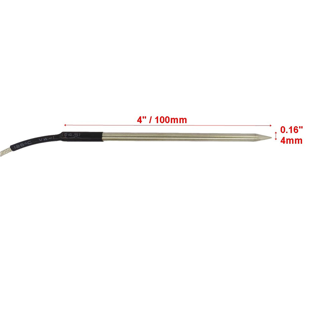 Sharp Pointed Waterproof SS Temperature Sensors Probe K Type BBQ Meat Probe
