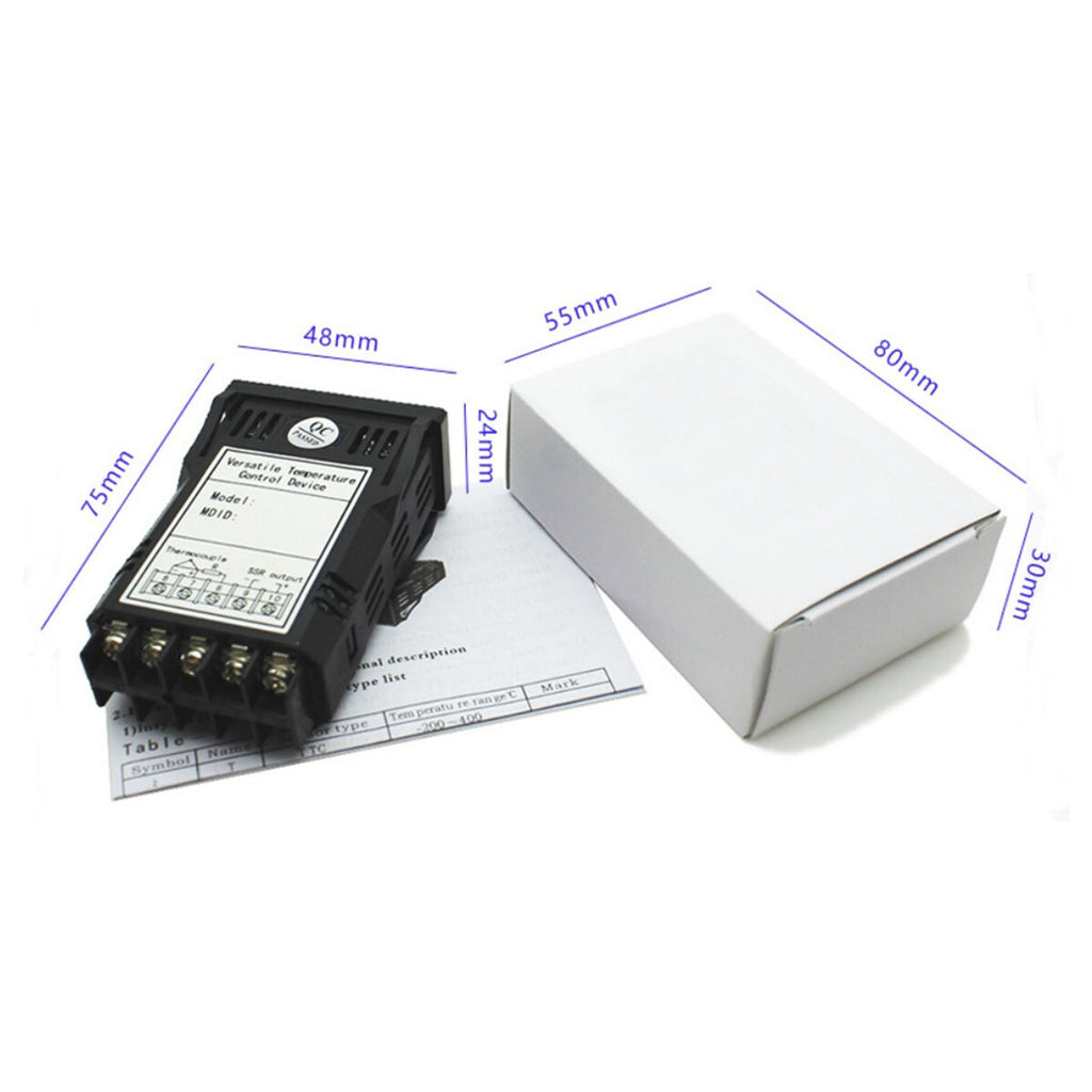 Universal Digital LED Temperature Meter Exhaust Gas Temperature EGT Gauge-12VDC
