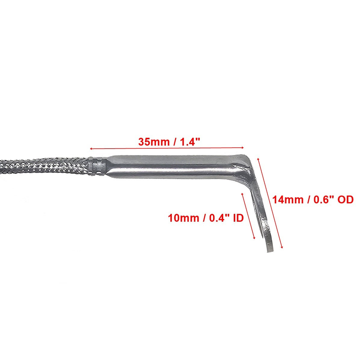 Cylinder Head Temperature Sensors Angled Bend CHT 10mm id Washer 3 -16 ft Cable