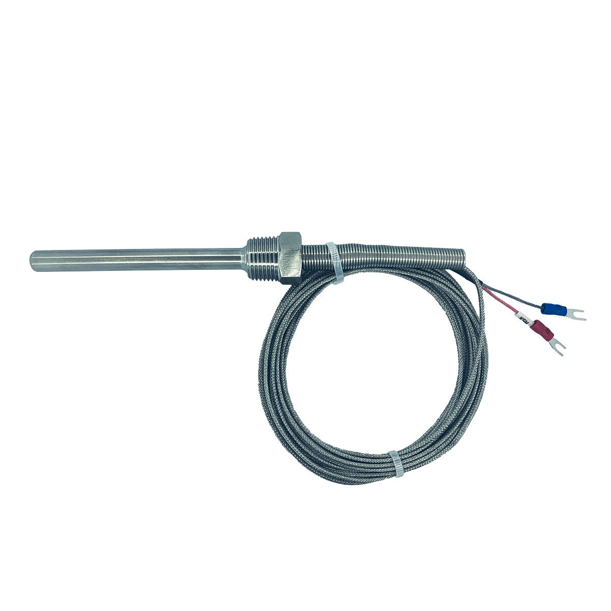 Temperature Sensors K Type Thermocouple Stainless Steel Waterproof Probe 1/2"NPT