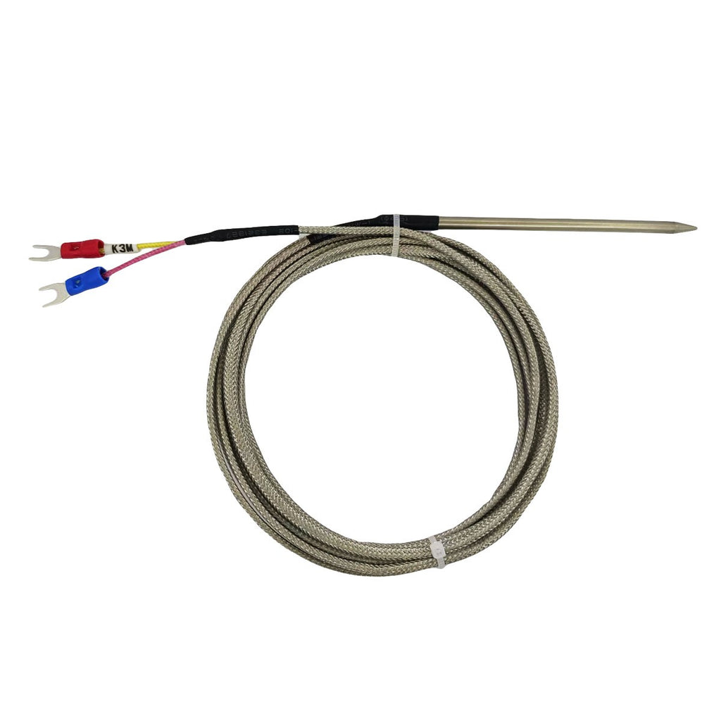 Sharp Pointed Waterproof SS Temperature Sensors Probe K Type BBQ Meat Probe