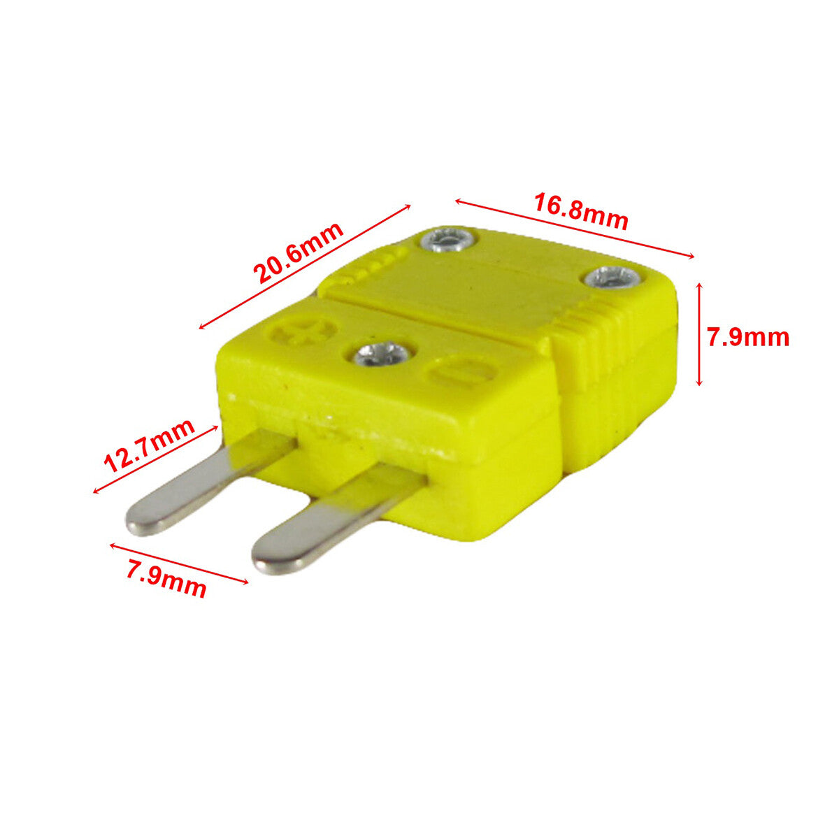 Set of 3 pc Standard K type Thermocouple Male Mini Connector